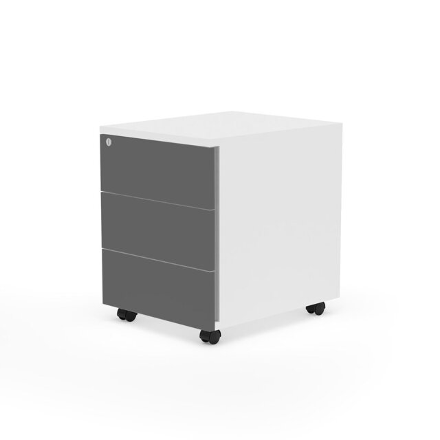 Favela 43cm Wide 3 -Drawer Mobile File Cabinet