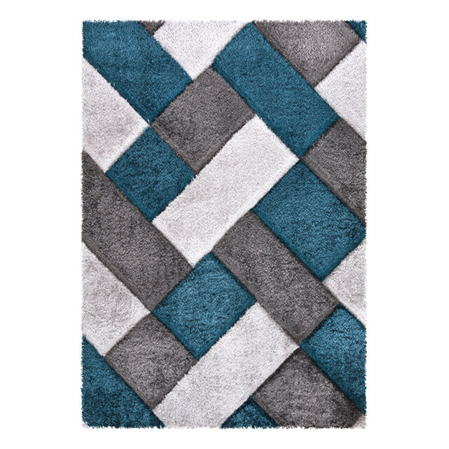 Geometric Design Thick Shaggy Rugs Soft Living Room Bedroom Carpet Fluffy Large Area Rugs