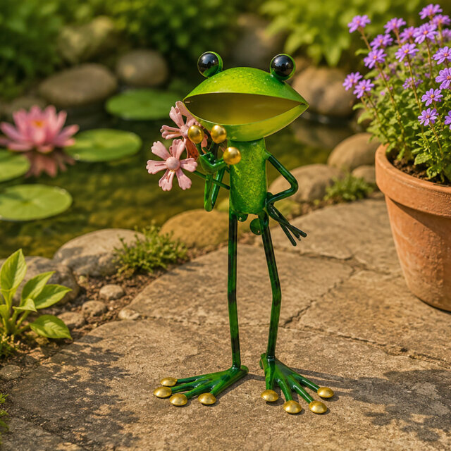 Beethoven Animals Weather Resistant Metal Garden Statue