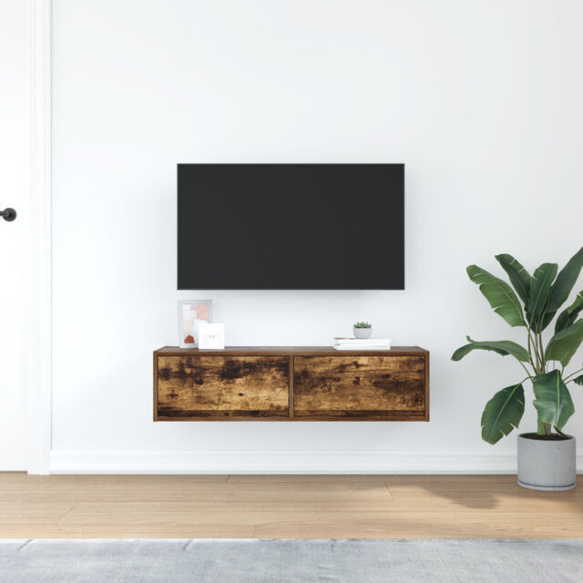 TV Cabinet Grey Sonoma Engineered Wood 100 X 31 X 25.5 Cm