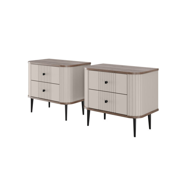 Dayzee 2 Drawer Bedside Table