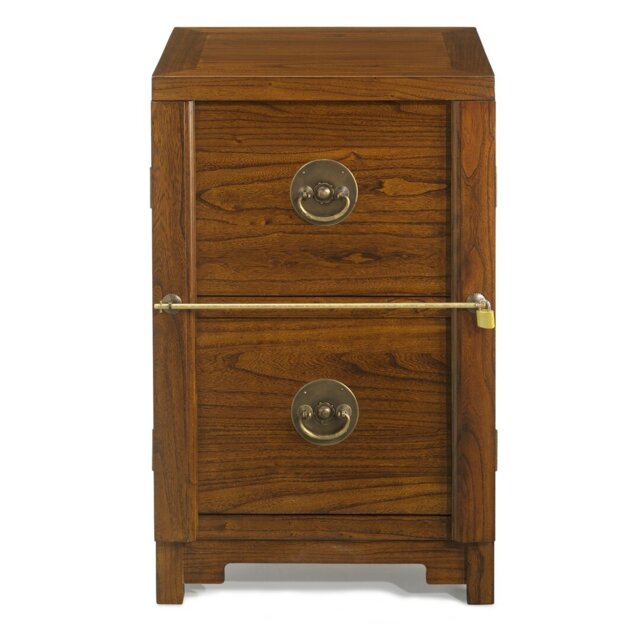 Hangzhou 50cm Wide 2 -Drawer Solid Wood File Cabinet