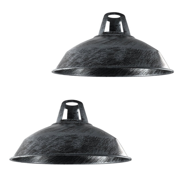 Alkis 16cm H Metal Barn Slotted Lamp Shade ( Uno )