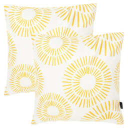 Indoor / Outdoor Abstract Square Cushion