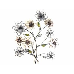 Flower Bunch Metal Wall Décor