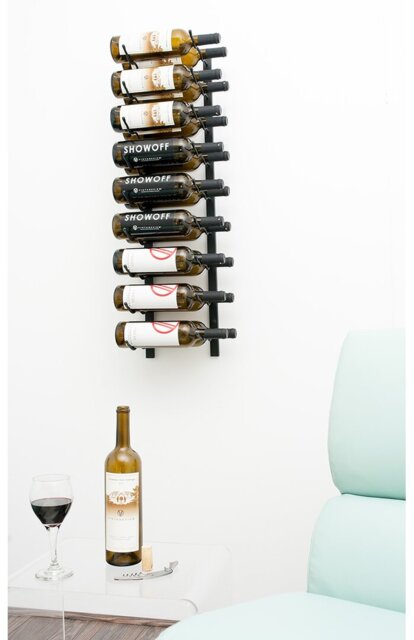 18 Bottle Wall Mounted Wine Rack