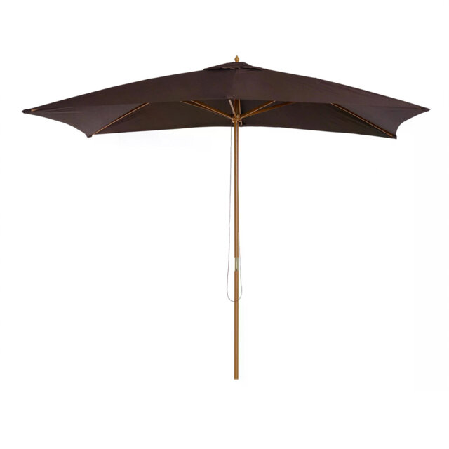 Brod 295cm X 200cm Rectangular Traditional Parasol with Pulley Lift