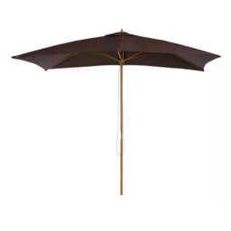 Brod 295cm X 200cm Rectangular Traditional Parasol with Pulley Lift
