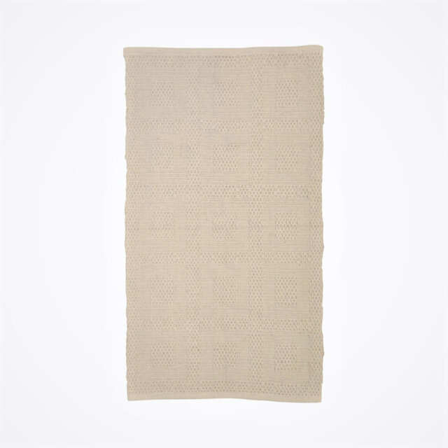 Geometric Handmade Handwoven 120X180 Beige Area Rug
