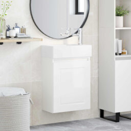 Single Bathroom Vanity with Ceramic Basin