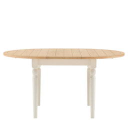 Extendable Oak Solid Wood Base Dining Table