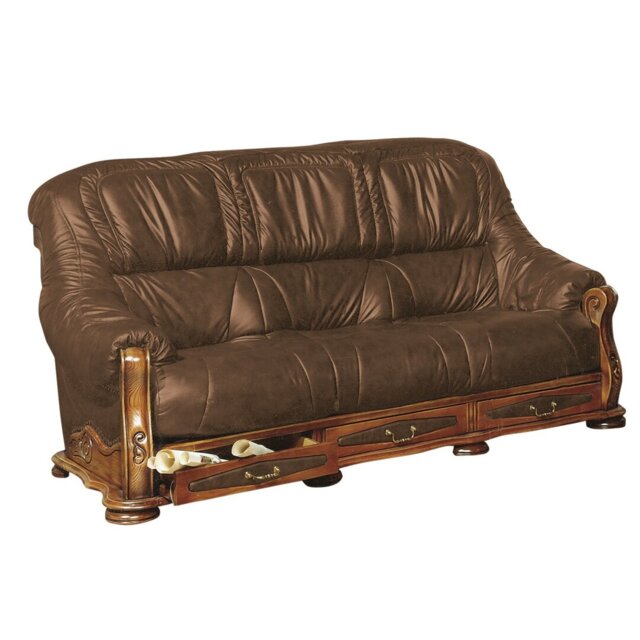 Dodsworth Faux Leather Sofa