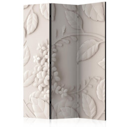 Grimona 135cm W x 172cm H 3 - Panel Solid Wood Folding Room Divider
