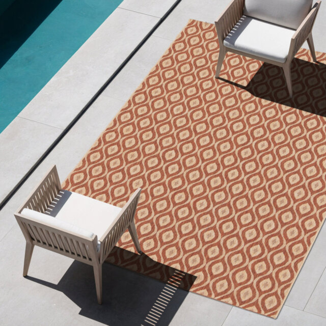 Abstract Indoor / Outdoor Area Rug