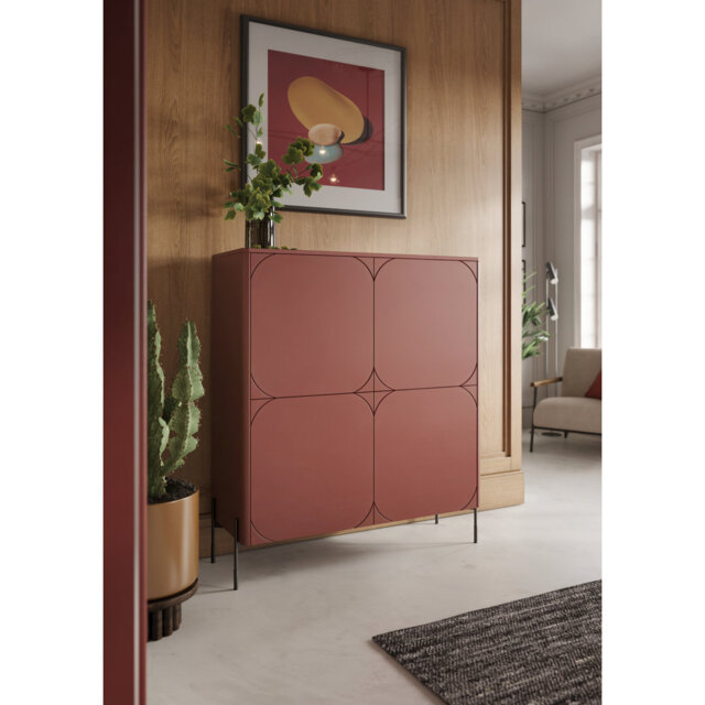 Asoni Manufactured Wood Wardrobe