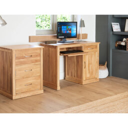 Oscar Solid Wood Top Metal Base Standing Desk