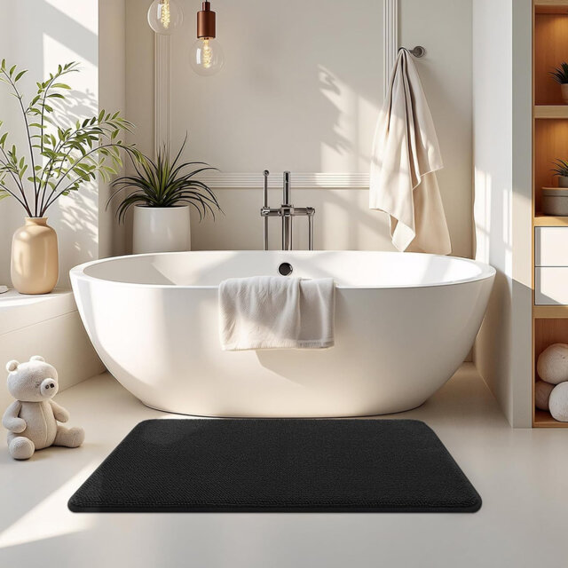 40×60cm Memory Foam Absorbent Non-Slip Washable Bath Mat