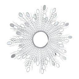 Janice Metal Flat Wall Mirror