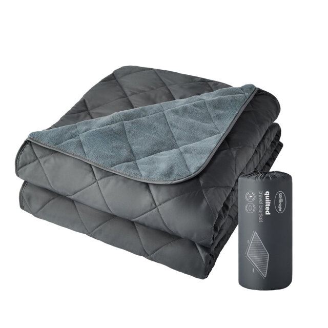Silentnight Camping Quilted Travel Blanket