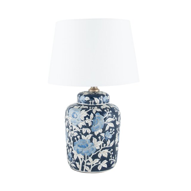 13.8cm H Cotton Blend Empire Lamp Shade ( Screw On )