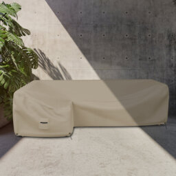 Kiel Heavy Duty Waterproof L Shaped Patio Sofa Cover, 3-Sear Sectional Cough Covers for Living Room