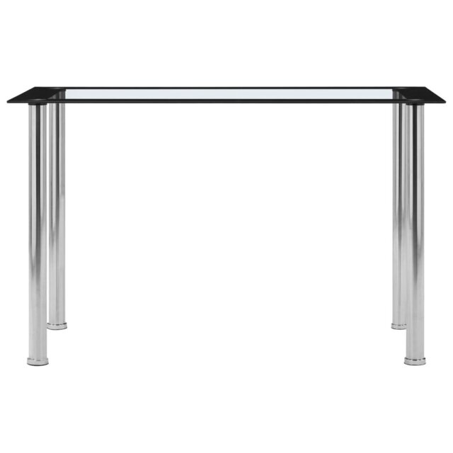 Lucette Glass Top Metal Base Dining Table