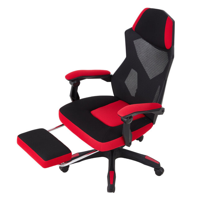 Metro Lane Adjustable Reclining Ergonomic Swiveling PC & Racing Game Chair in Black；red