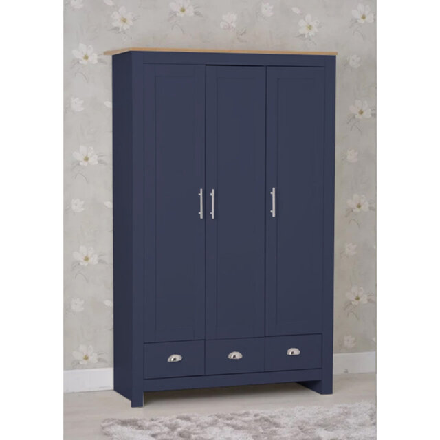 Annieruth 3 Door Manufactured Wood Wardrobe