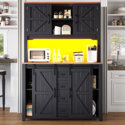175cm Kitchen Pantry With Sliding Doors