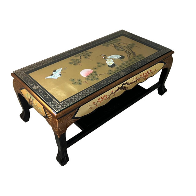 Apollonia Gold Leaf Hand Painted Coffee Table