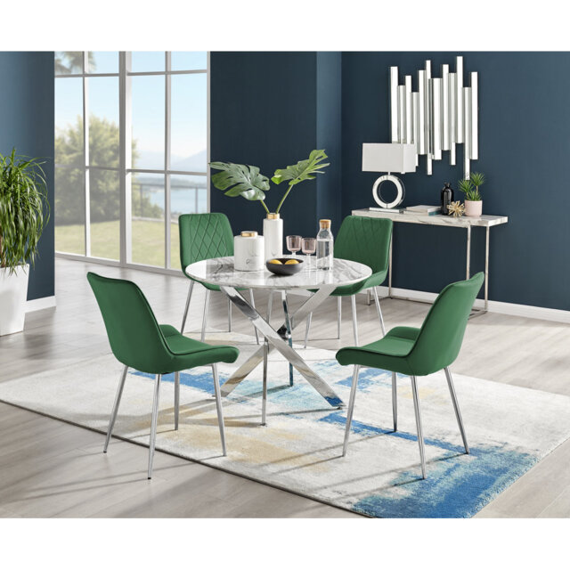Eubanks 4 - Person Dining Set