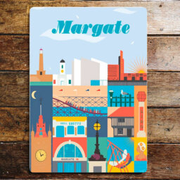 Handmade Buildings & Architecture Wall Decor on Metal