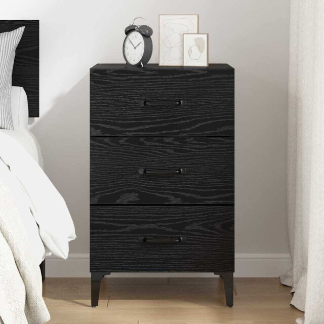 Bedside Cabinet Artisan Oak 40 X 40 X 66 Cm Engineered Wood