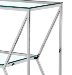 Mullinax 120.00cm Glass Top Console Table