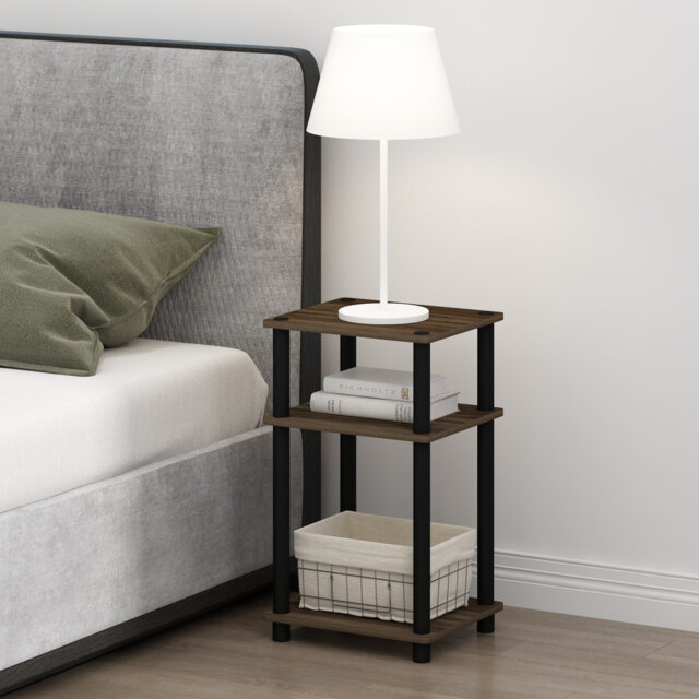 Akintayo 34cm W Plastic Bedside Table