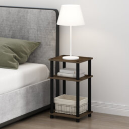 Akintayo 34cm W Plastic Bedside Table