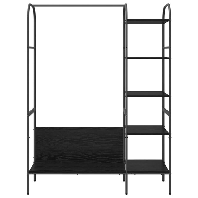 Clothes Rack With Shelf 120 X 44 X 160 Cm Engineered Wood