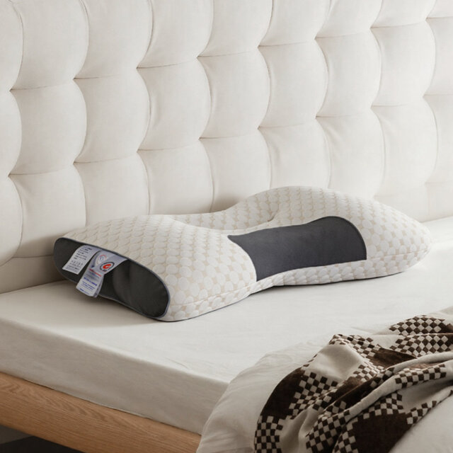Bone-Shaped Knitted Cervical Neck Support Pillow