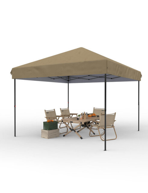 3m×3m Pop Up Gazebo – 1-Minute Setup, Waterproof & UPF50+ Sun Protection, with Sandbags & Wheeled Bag – Ideal for Garden, Beach, Camping & Parties
