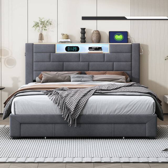 Upholstered Storage Bed