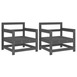 Vidaxl garden chairs made of solid pine