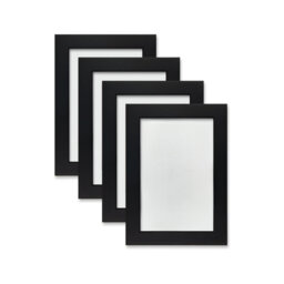 Picture Frame for Tabletop and Wall Mounting 10 x 15 cm, Solid Wood Frames with Plexiglass Set of 4