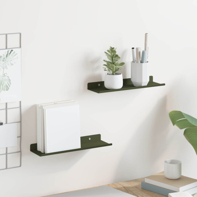 Floating Shelf Wall-Mounted Steel Home Storage Shelving Modern Shelves