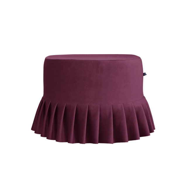 50Cm Wide Round Ottoman