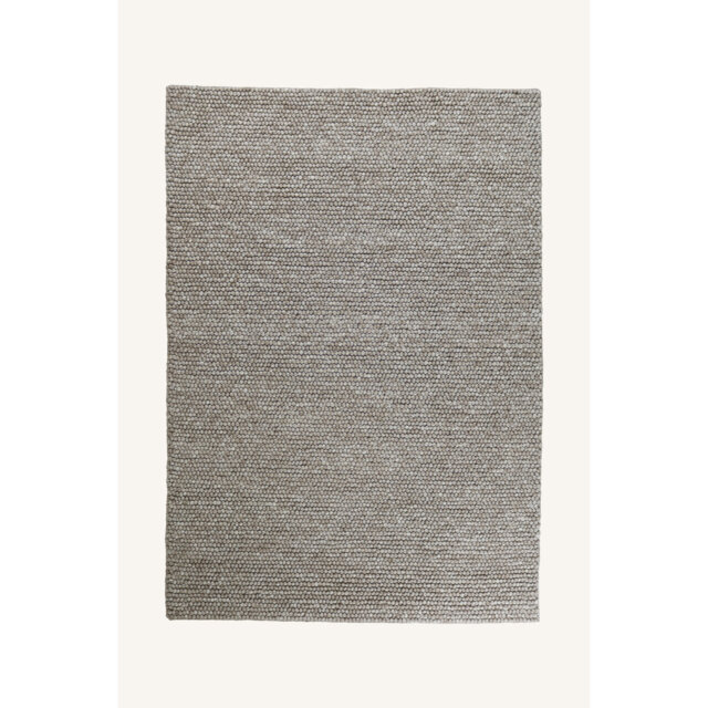 Lanova Flatweave Wool Brown Rug
