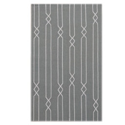 Kilim Hand Tufted Wool Grey Rug