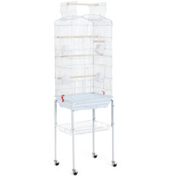 "color 64""H Open Top Metal Bird Cage"