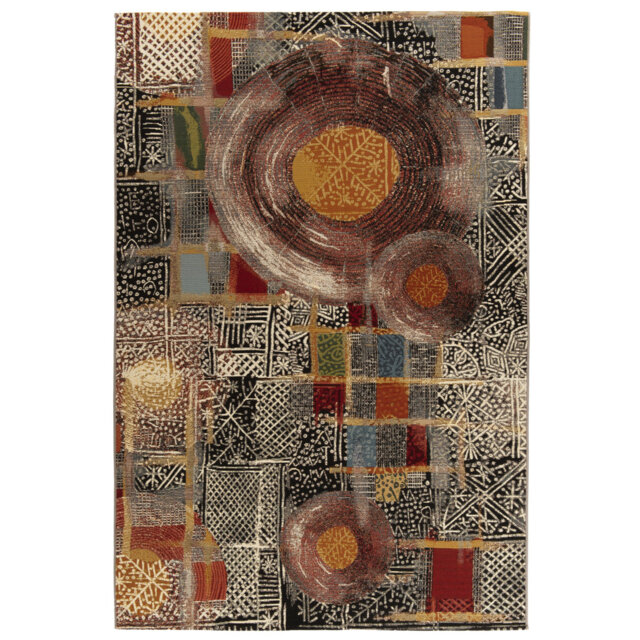 Flat-Woven Rug Dermot In Brown/Beige/Black