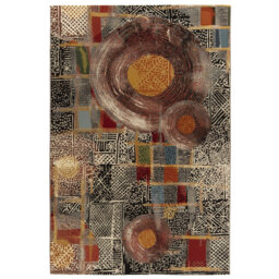 Flat-Woven Rug Dermot In Brown/Beige/Black