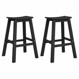 Bar Stool HDPE Garden Furniture Outdoor Seating Modern Terrace